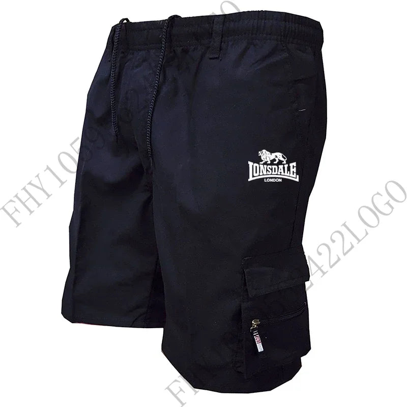 Summer new 2025 Fashion Military Pocket Shorts Jogging Camo casual sports shorts, men's hiking cargo shorts,