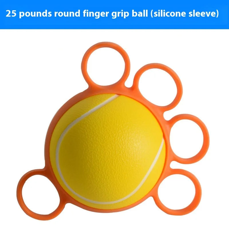 Hand Therapy Grip Strength Strengthener Ball PU Stretcher Finger Fitness Arm Strength Exercise Muscle Recovery Hand Trainer