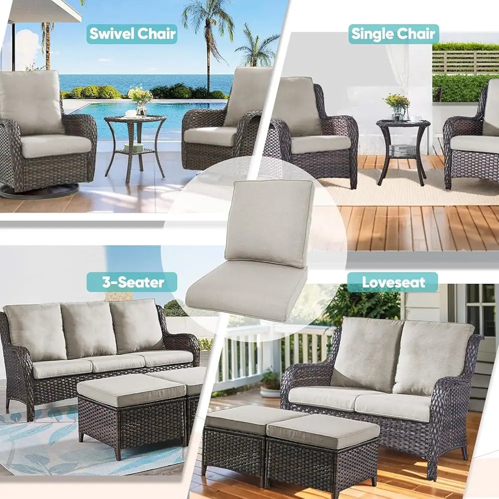Patio Cushions For Outdoor Furniture - 22×24 Hes High Ba And Deep Seating Outdoor Cushion For Patio Chairs Sofa Couch Loveseat