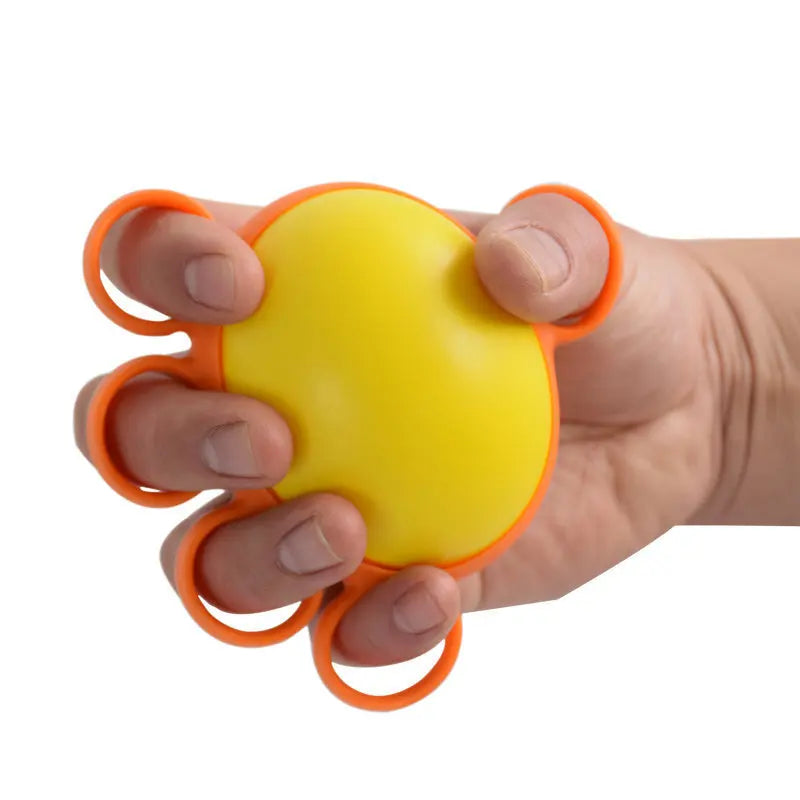 Hand Therapy Grip Strength Strengthener Ball PU Stretcher Finger Fitness Arm Strength Exercise Muscle Recovery Hand Trainer
