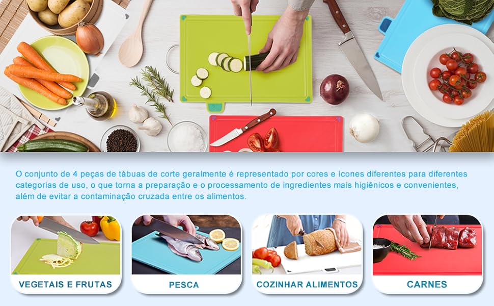 Tábua de Corte Multifuncional com Bandeja Retrátil | Cozinha Prática e Inteligente
