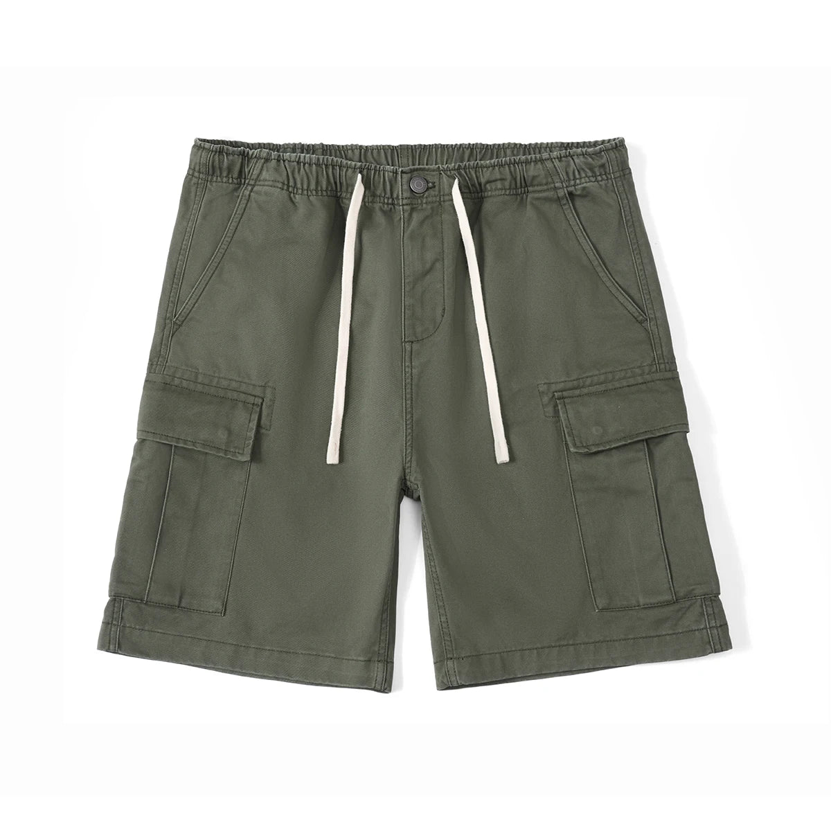 SIMWOOD 2024 Summer New Loose Cargo Shorts Men 320gsm Lightweight Outdoor Vintage 100% Cotton Shorts