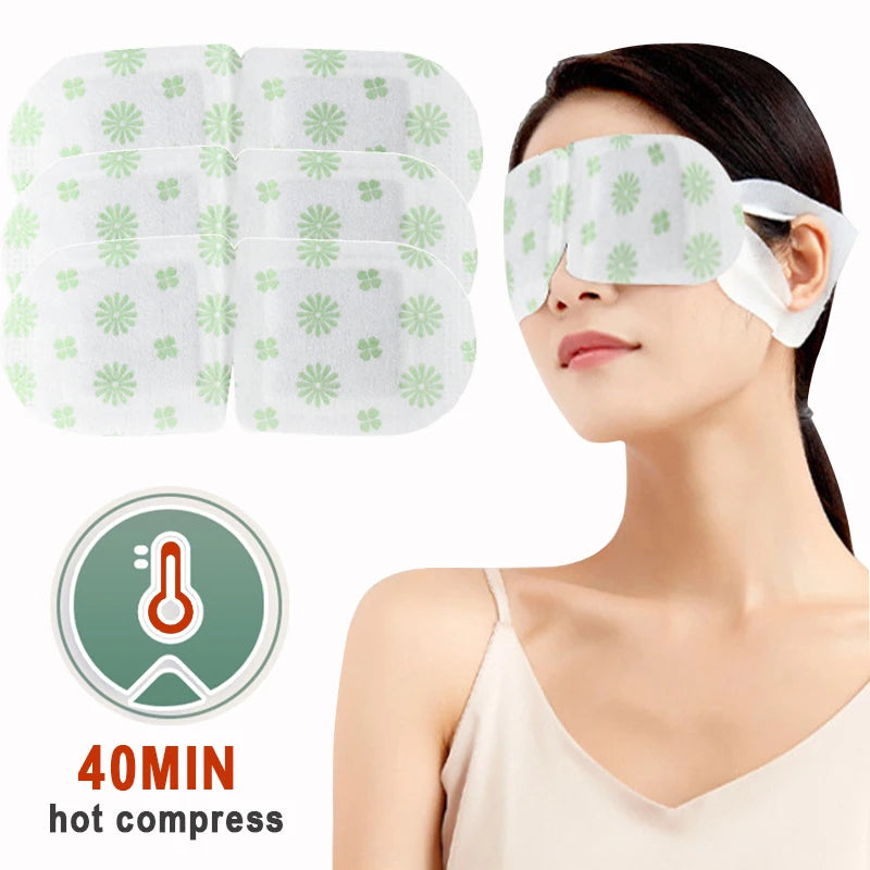 Steam Eye Mask Relief Pack of 10 or 5 Fatigue Reduction Eye Care Comforter for Relaxation And Sleep Self-Heating Relief