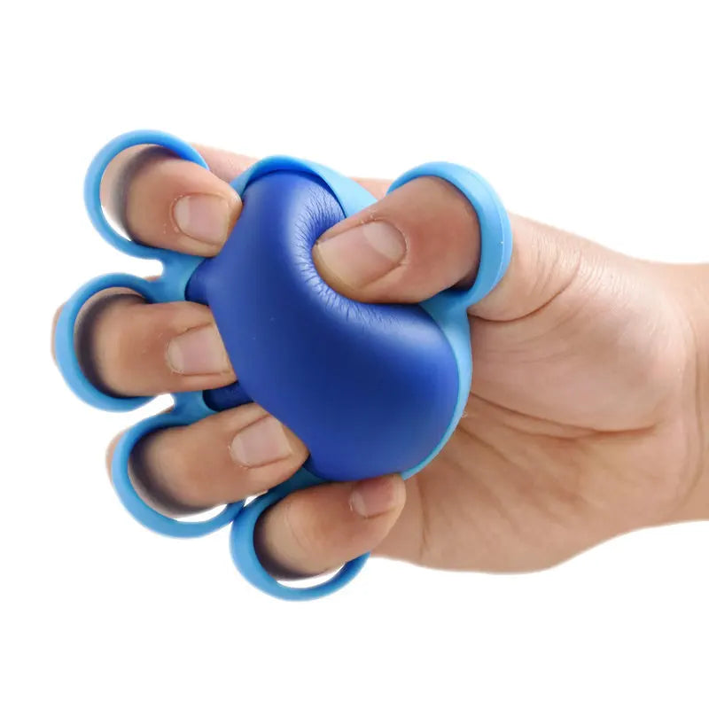 Hand Therapy Grip Strength Strengthener Ball PU Stretcher Finger Fitness Arm Strength Exercise Muscle Recovery Hand Trainer