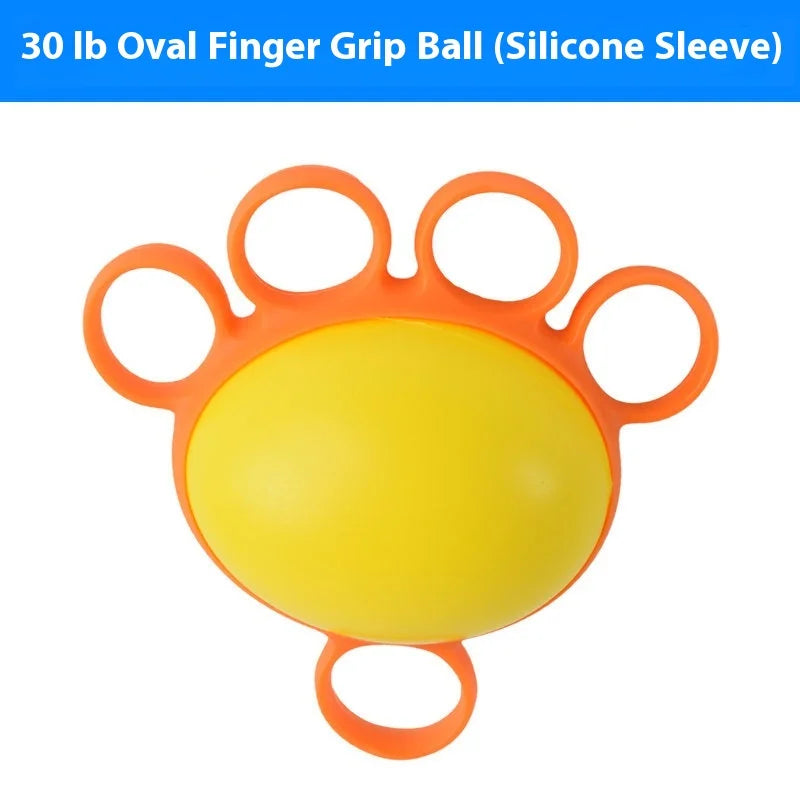 Hand Therapy Grip Strength Strengthener Ball PU Stretcher Finger Fitness Arm Strength Exercise Muscle Recovery Hand Trainer