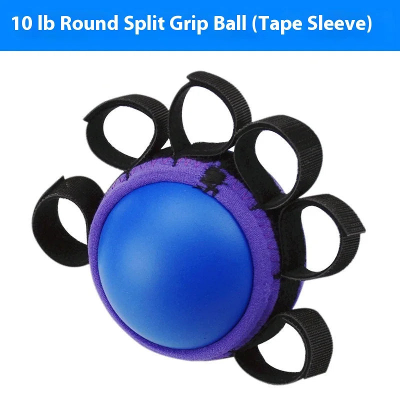 Hand Therapy Grip Strength Strengthener Ball PU Stretcher Finger Fitness Arm Strength Exercise Muscle Recovery Hand Trainer