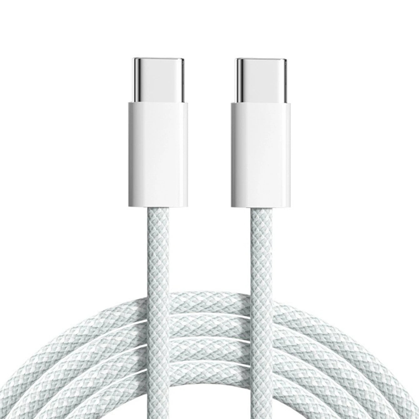 60W Type C to Type C Color Cable For Apple iPhone 15 PD Fast Charging For Huawei Xiaomi Samsung Type C Weaving Cable Accessories