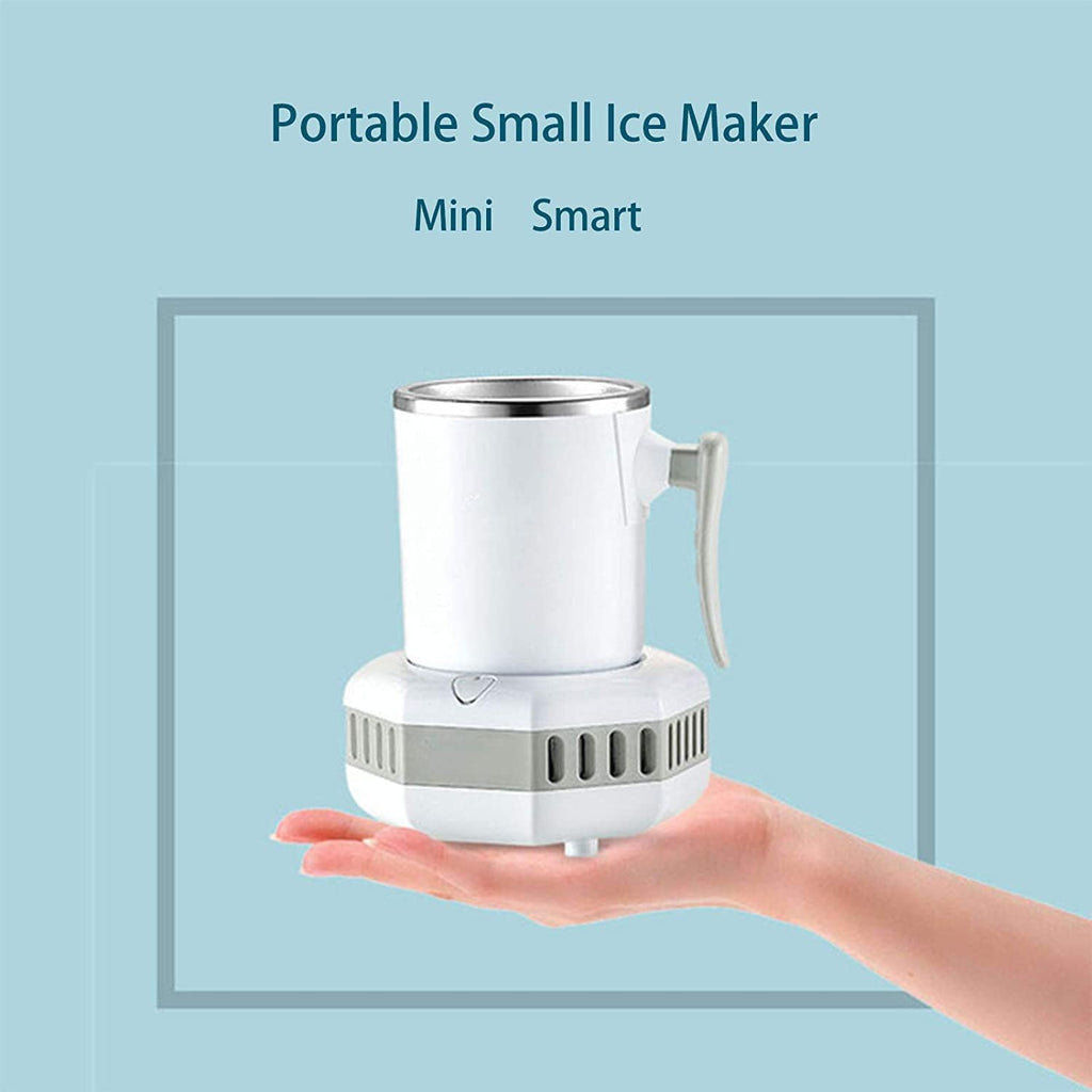 Mini máquina inteligente de fazer gelo - bancada portátil pequena máquina de fazer gelo para casa, carro e camping - Produção rápida de gelo