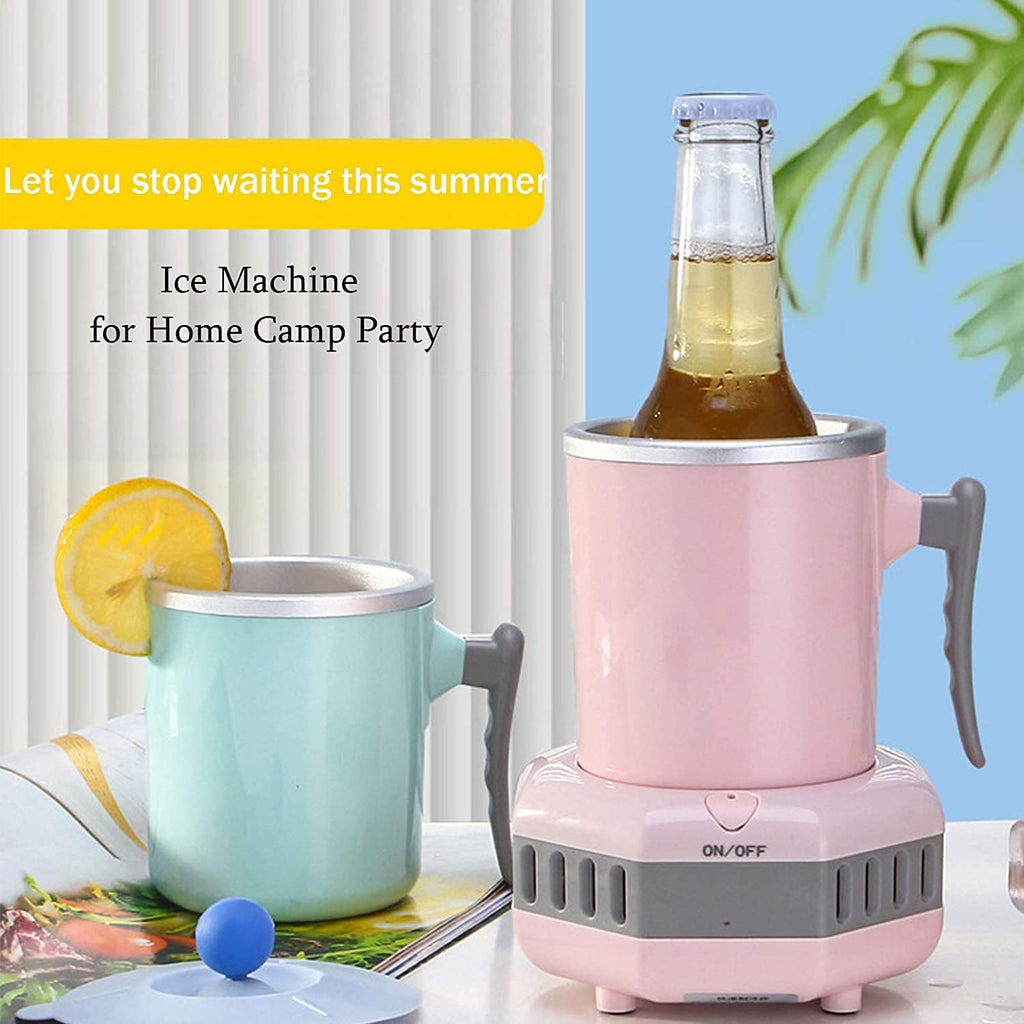 Mini máquina inteligente de fazer gelo - bancada portátil pequena máquina de fazer gelo para casa, carro e camping - Produção rápida de gelo