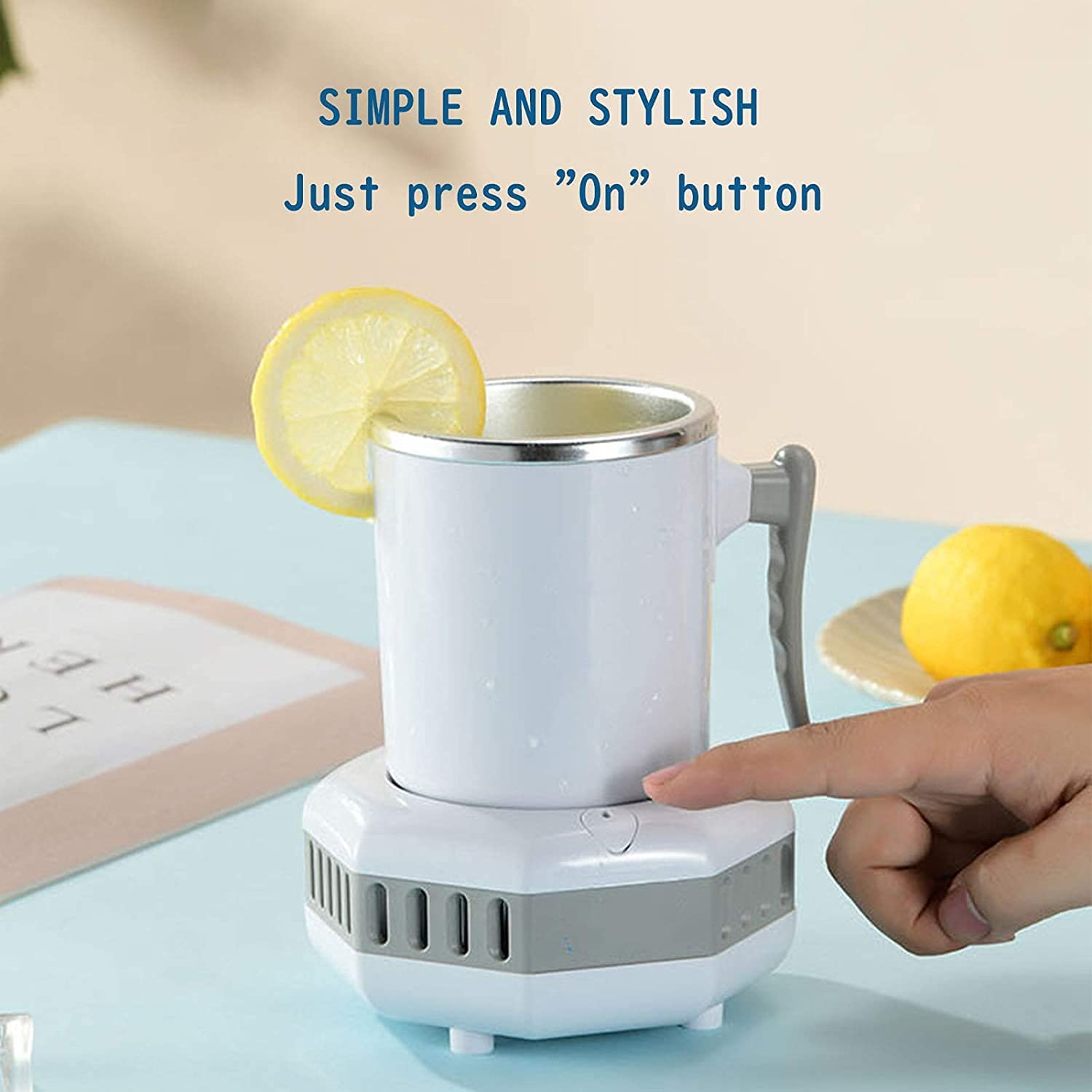 Mini máquina inteligente de fazer gelo - bancada portátil pequena máquina de fazer gelo para casa, carro e camping - Produção rápida de gelo