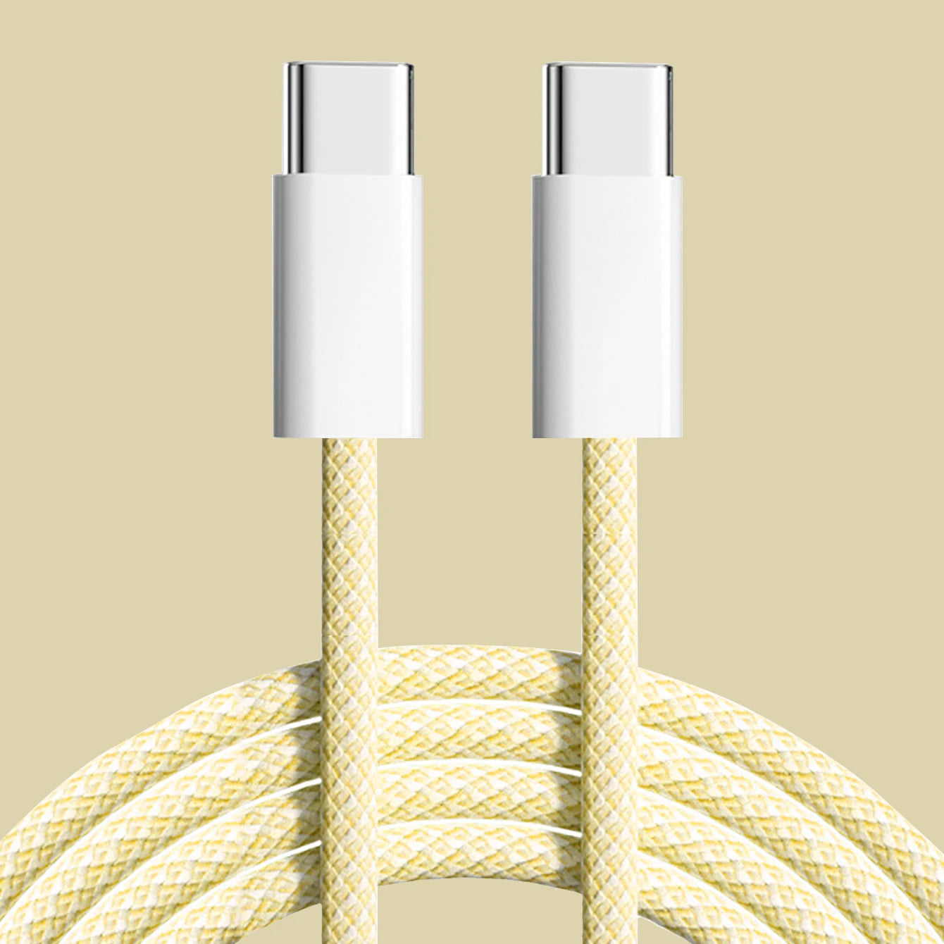 60W Type C to Type C Color Cable For Apple iPhone 15 PD Fast Charging For Huawei Xiaomi Samsung Type C Weaving Cable Accessories