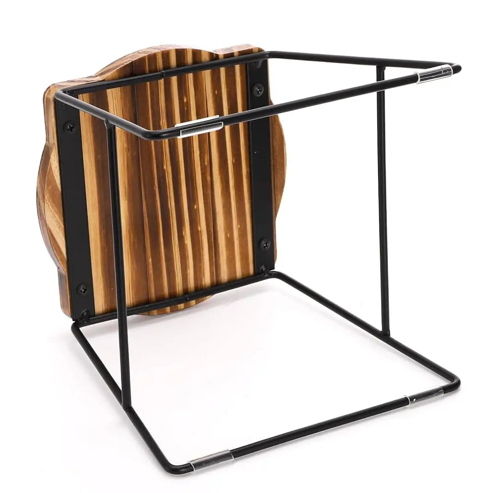 4 Piece Wood Buffet Risers, Dessert Table Risers Food Display Riser, Pizza Pan Riser, Cupcake Stand & Wood Display Risers,
