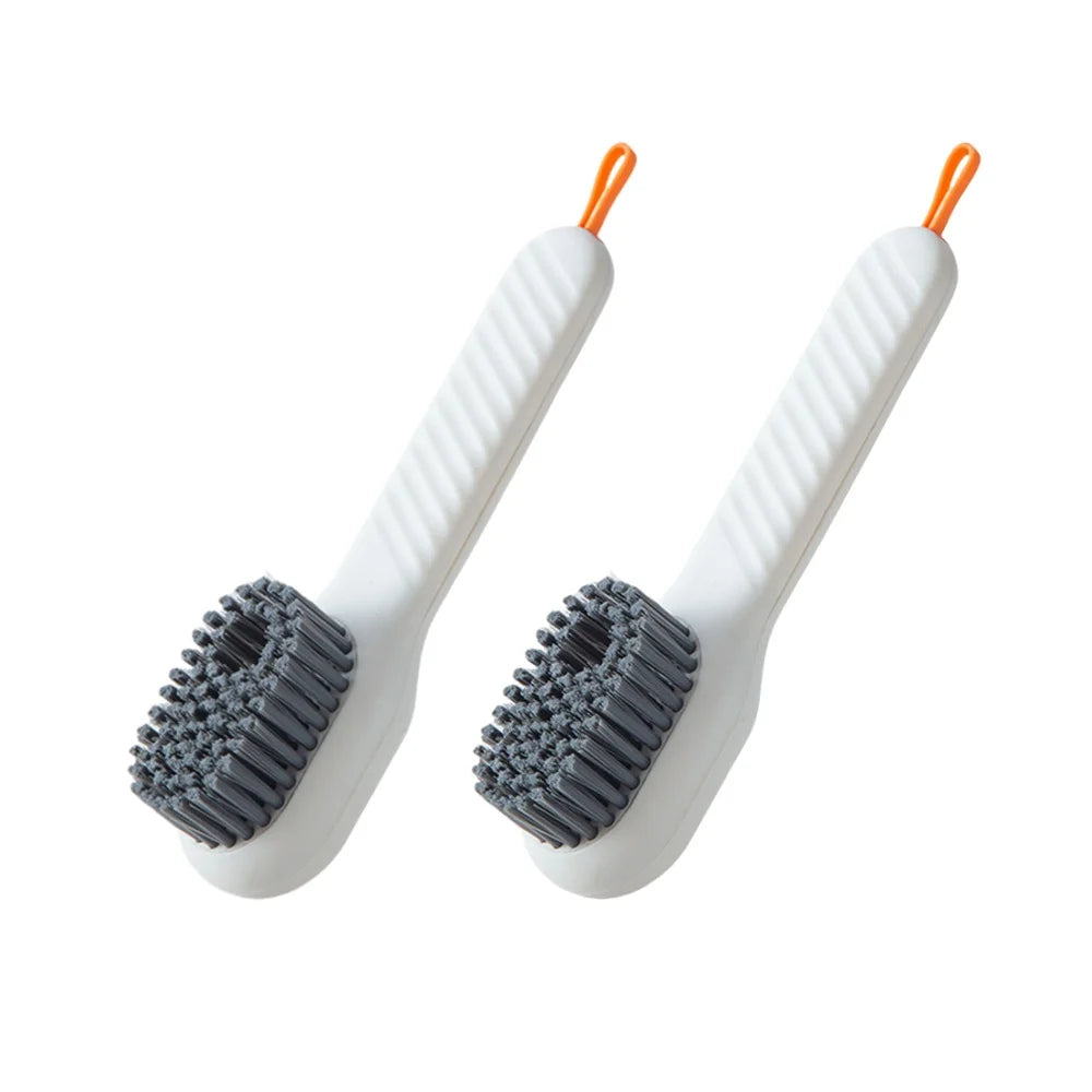 16-1PCS Multifunction Cleaning Shoe Brush Soft Automatic Liquid Shoe Brush Long Handle Clothes Soap Brush With Hook Clean Tool