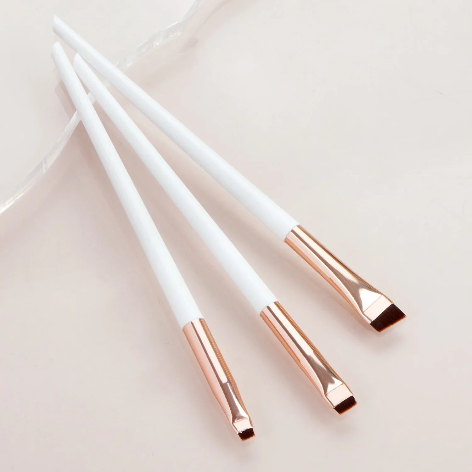 Wholesale 3 Pcs edge eyeliner brush oblique head eyebrow brush outline eyeliner brush ultra-thin eyeshadow brush makeup tools