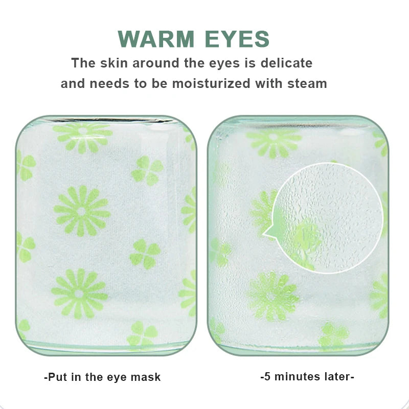 Steam Eye Mask Relief Pack of 10 or 5 Fatigue Reduction Eye Care Comforter for Relaxation And Sleep Self-Heating Relief